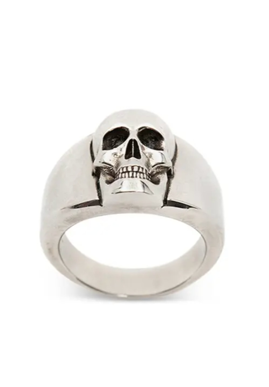 7392 - Alexander McQueen Skull Signet Ring - Size 21 - New